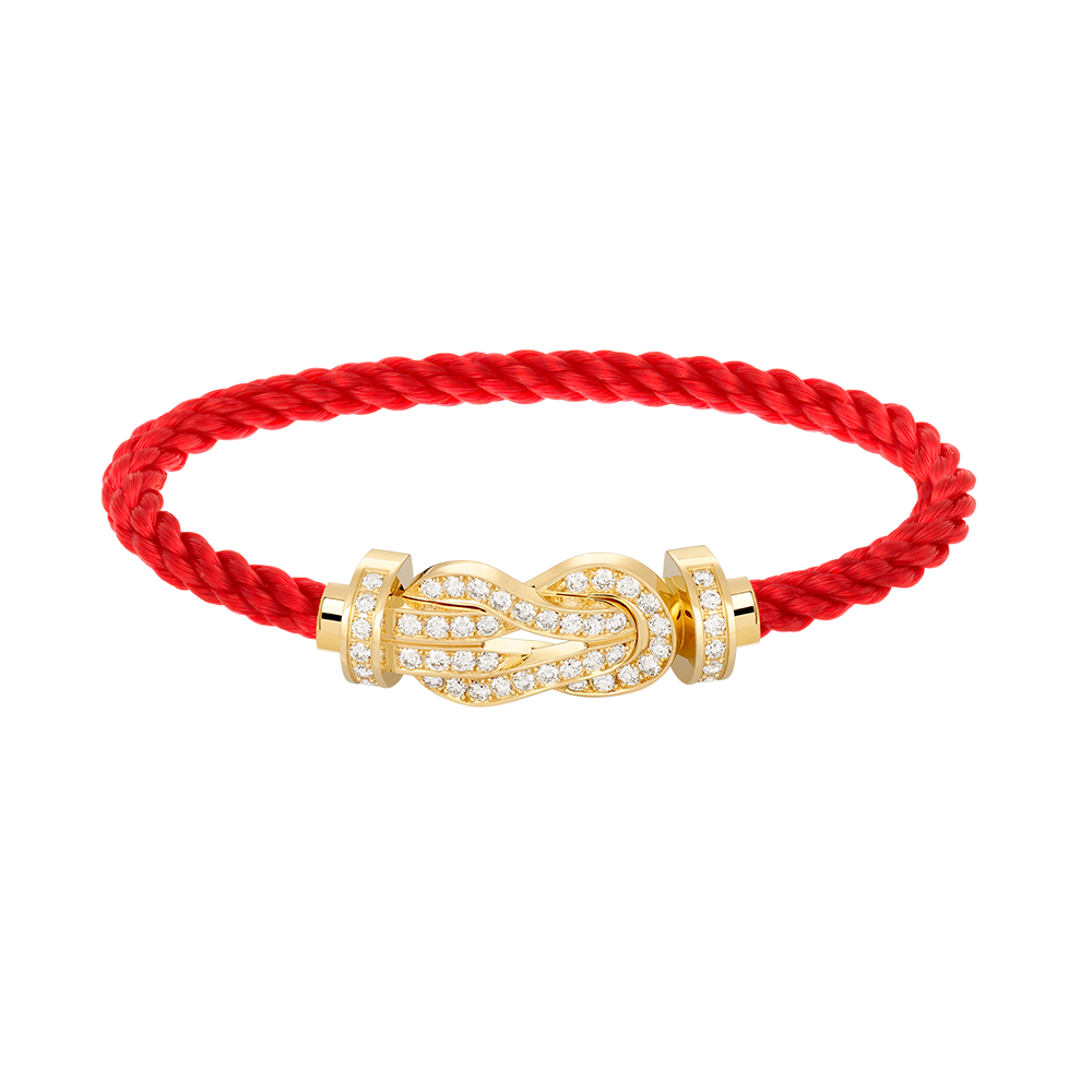 [Angela Jewellery]CHANCE LARGE 8 FIGURE BUCKLE FULLDIAMOND BRACELET GOLD