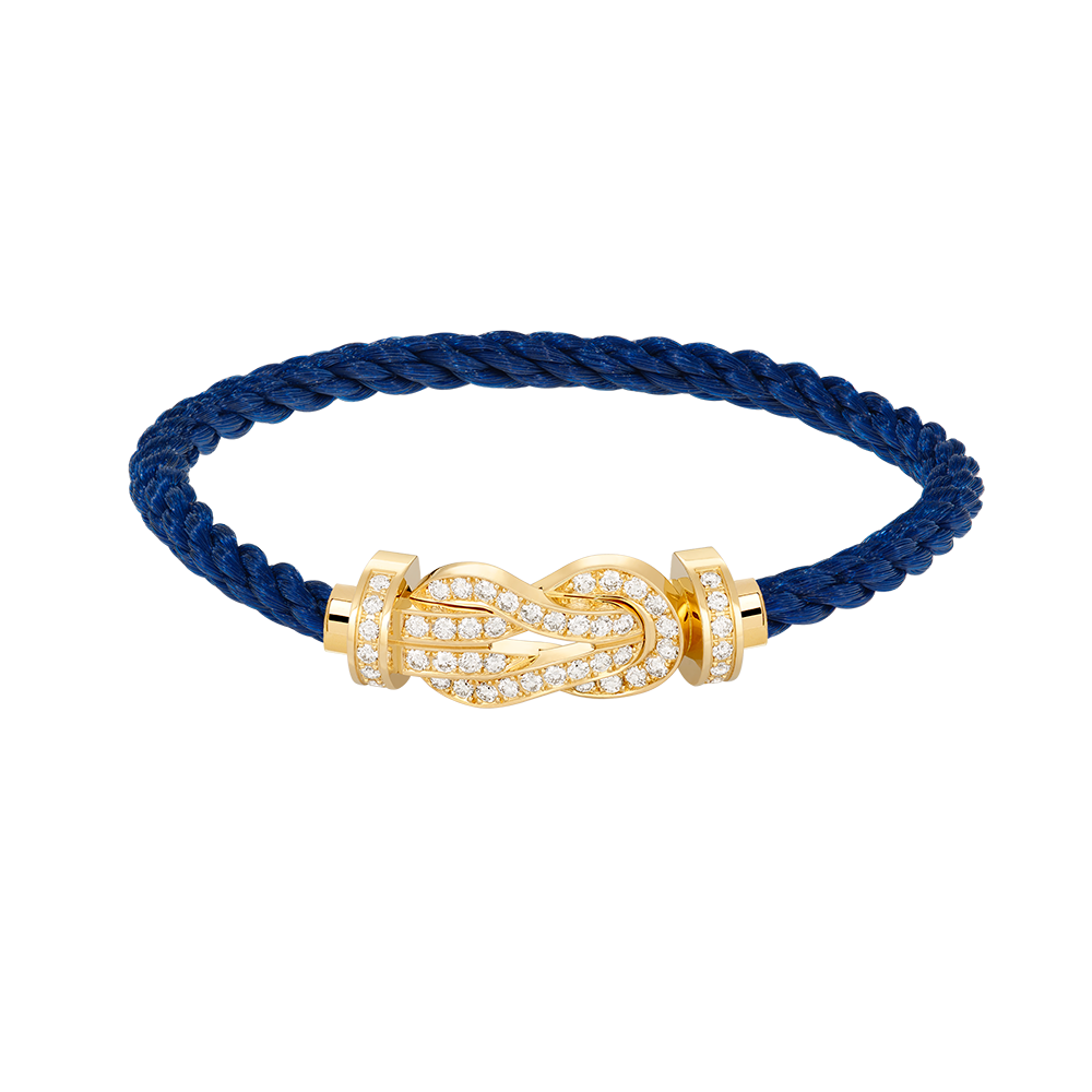 [Angela Jewellery]CHANCE LARGE 8 FIGURE BUCKLE FULLDIAMOND BRACELET GOLD