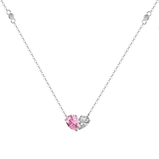Angela Jewelry]Unique Heart Shape Necklace