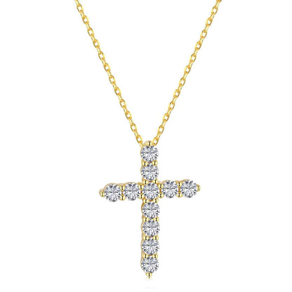 Angela Jewelry]Unique Cross Shape Necklace