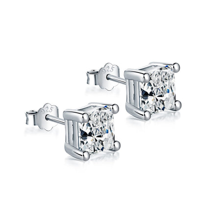 Angela Jewelry]Delicate Square Shape Earrings
