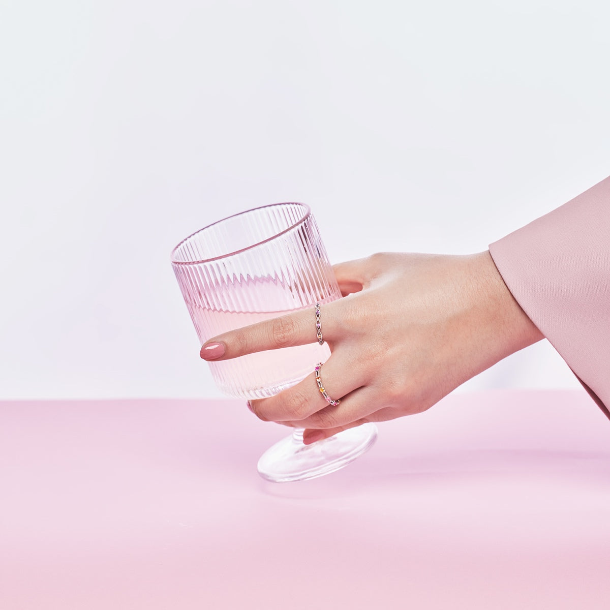 Angela Jewelry]Elegant Energetic Round Cut Daily Ring