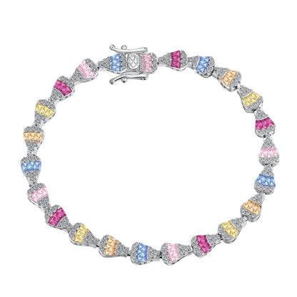 Angela Jewelry]Radiant Water Drop Shape Daily Bracelet