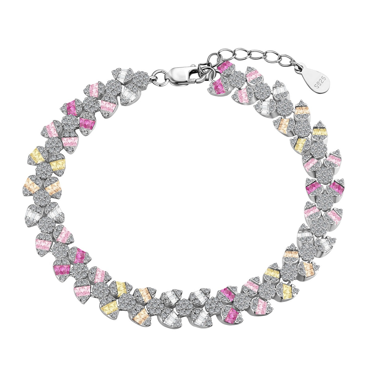 Angela Jewelry]Dainty Exquisite Flower Shape Daily Bracelet