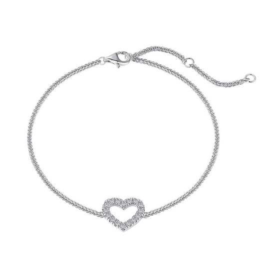 Angela Jewelry]Heart Shape Lover Bracelet