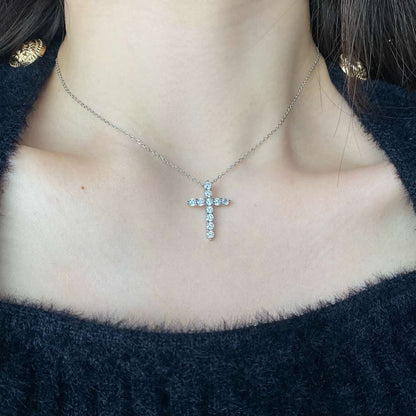 Angela Jewelry]Unique Cross Shape Necklace