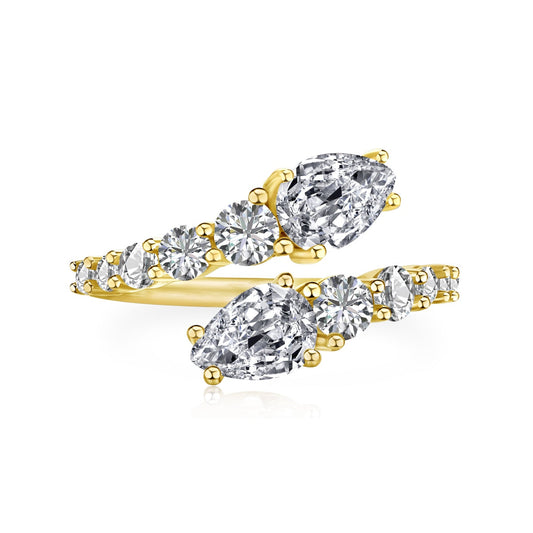 Angela Jewelry]Delicate Lively Snake Shape Daily Ring