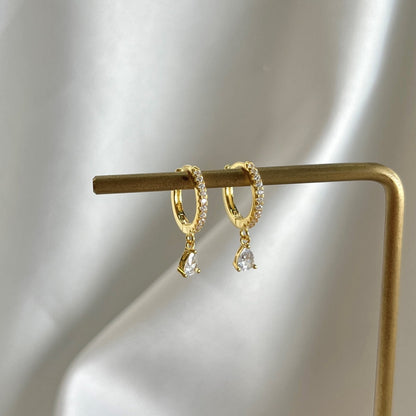 Angela Jewelry]Luxurious Geometric Drop Earrings