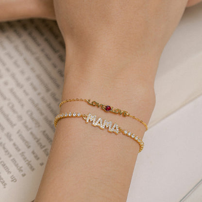 Angela Jewelry]Romantic Heart Shape Lover Bracelet