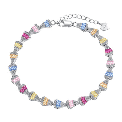 Angela Jewelry]Radiant Water Drop Shape Daily Bracelet