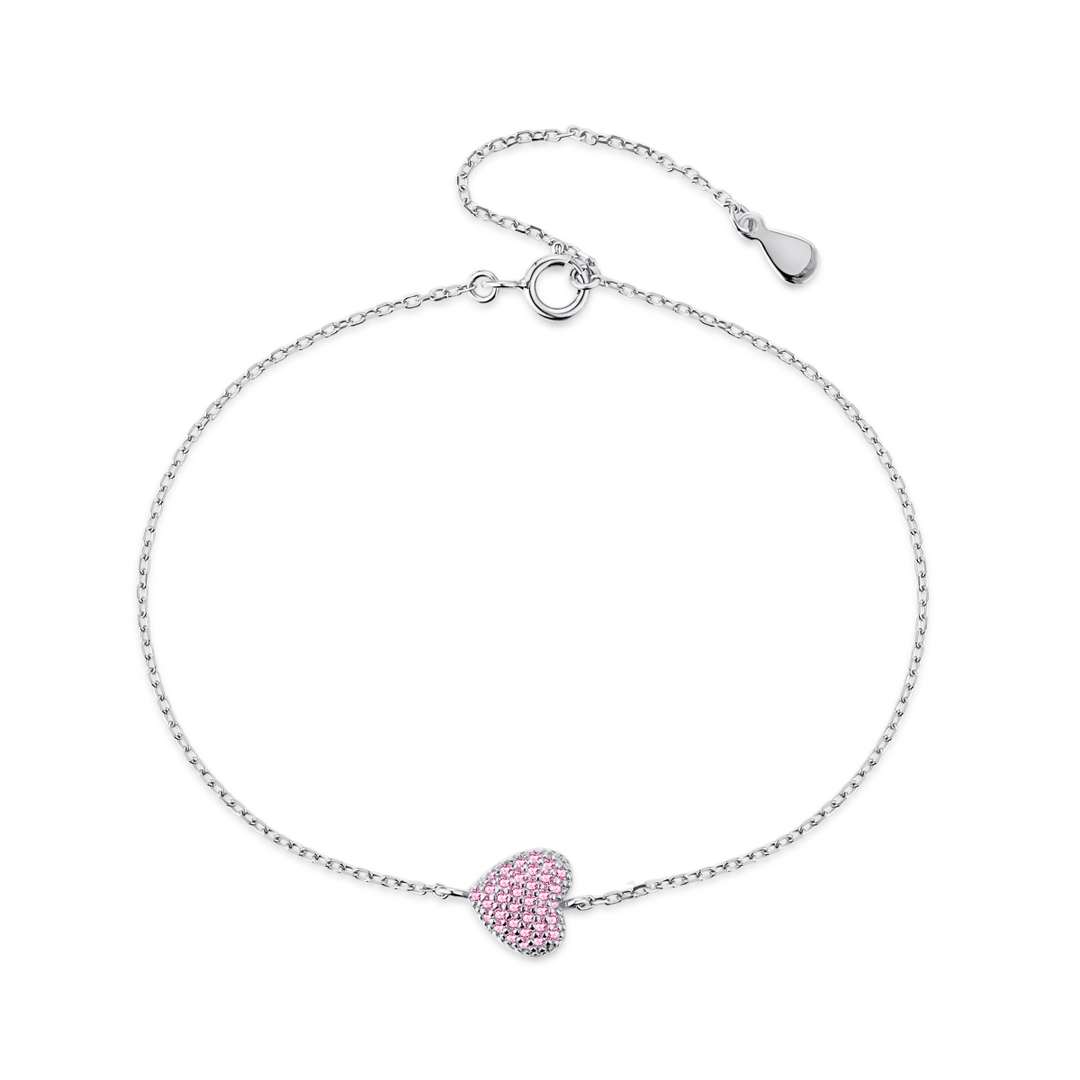 Angela Jewelry]Heart-Shaped Gentle and Versatile Bracelet