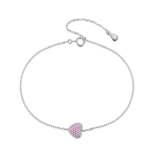 Angela Jewelry]Heart-Shaped Gentle and Versatile Bracelet