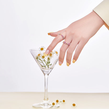 Angela Jewelry]Dazzling Polychromatic Multi cut Daily Ring