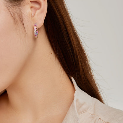 Angela Jewelry]Unique Round Cut Daily Earrings