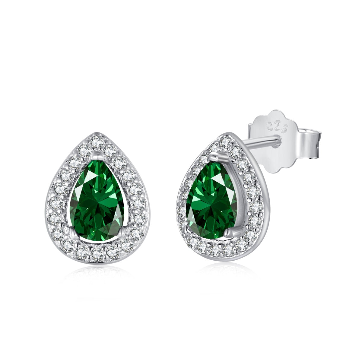 Angela Jewelry]Luxurious Water Drop Shape Earrings