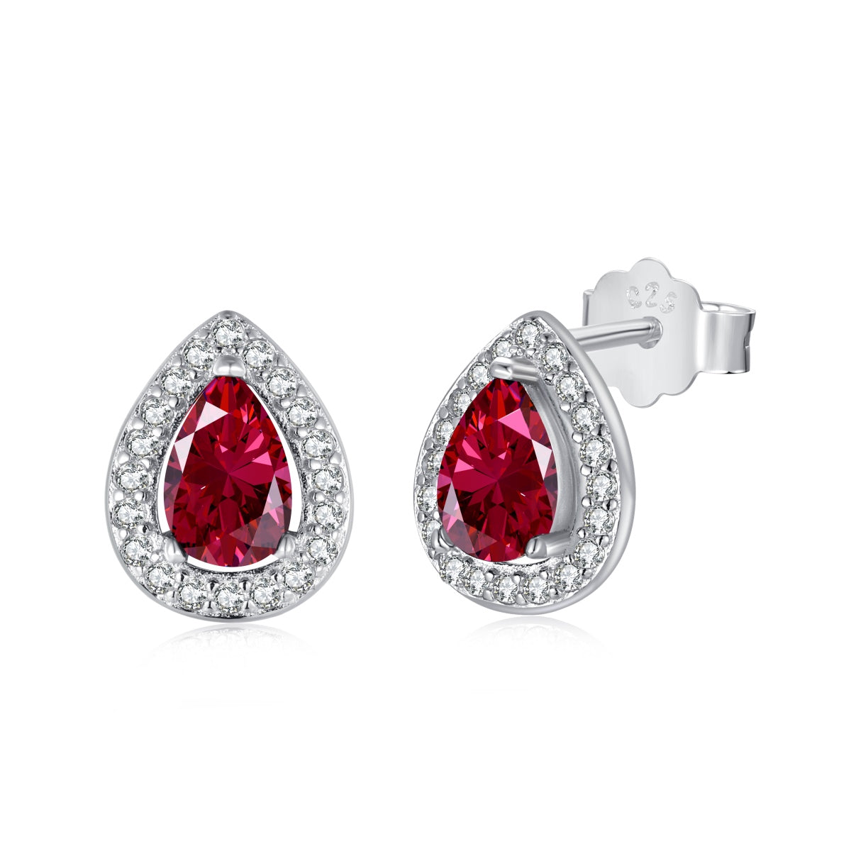 Angela Jewelry]Luxurious Water Drop Shape Earrings