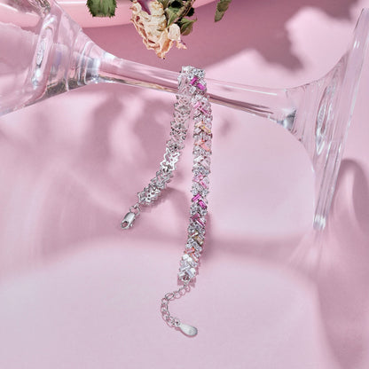 Angela Jewelry]Dazzling Unique Multi Shape Daily Bracelet