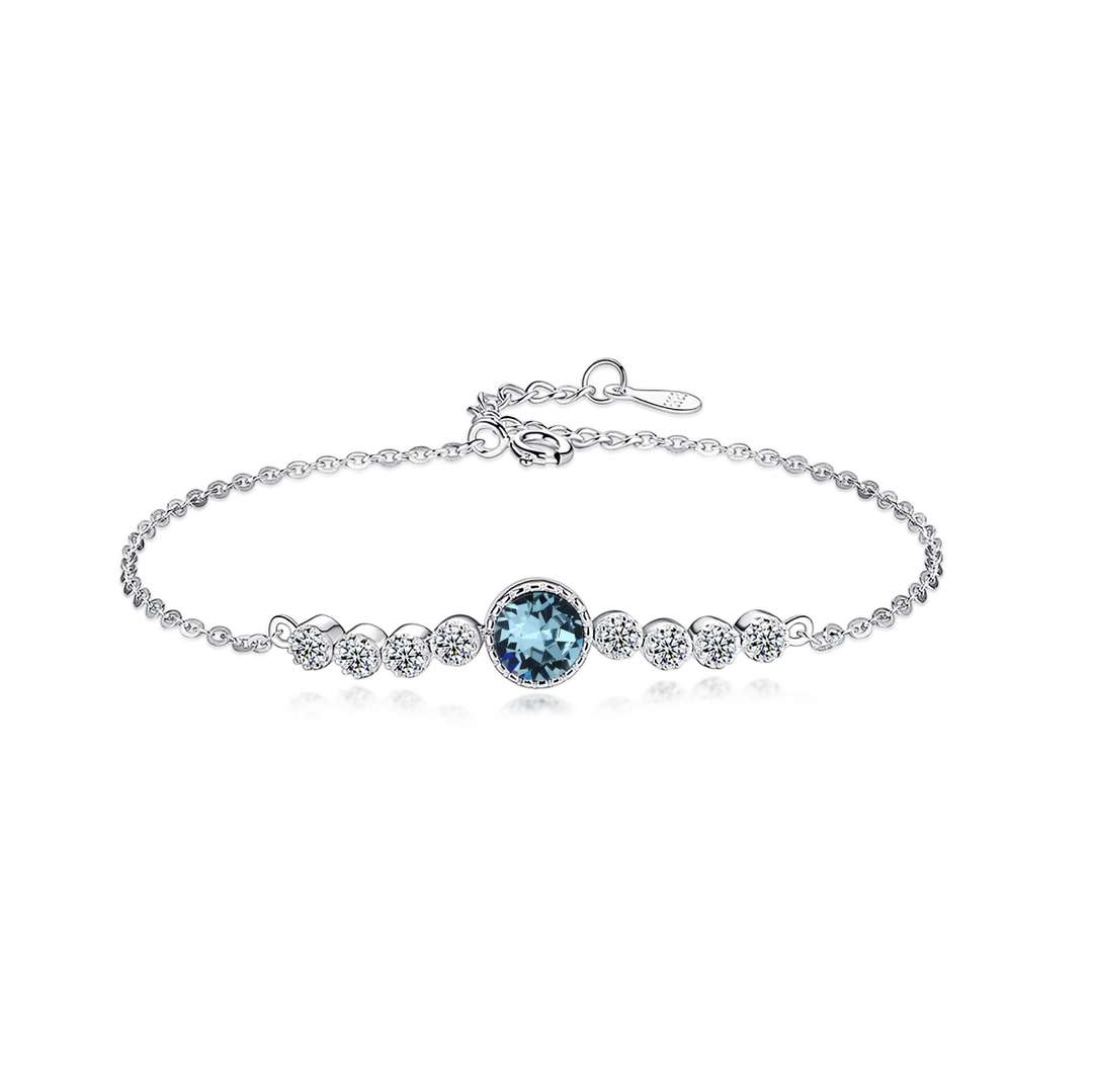 Angela Jewelry]Luxurious Heart Of The Ocean Bracelet