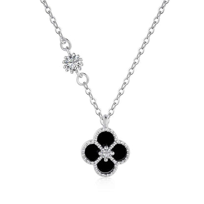 Angela Jewelry]Delicate Flower Shape Necklace