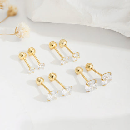 Angela Jewelry]Unique U-Shaped Ear Bone Earrings