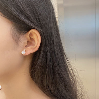 Angela Jewelry]Symphony Mermaid Pearl Earrings