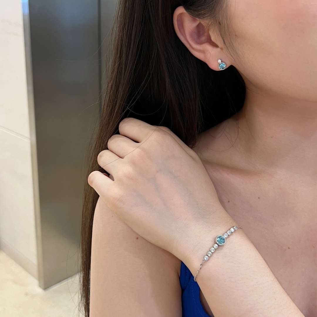 Angela Jewelry]Luxurious Heart Of The Ocean Bracelet