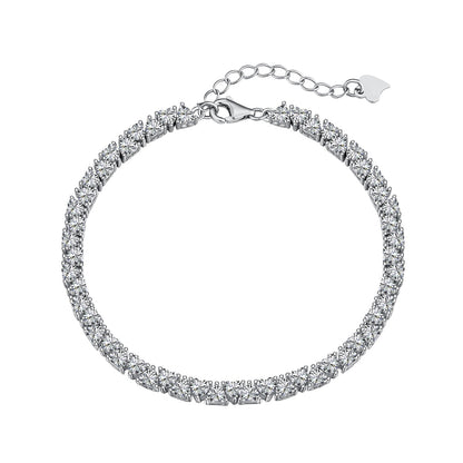 Angela Jewelry]Dazzling Romantic Heart Shape Lover Bracelet