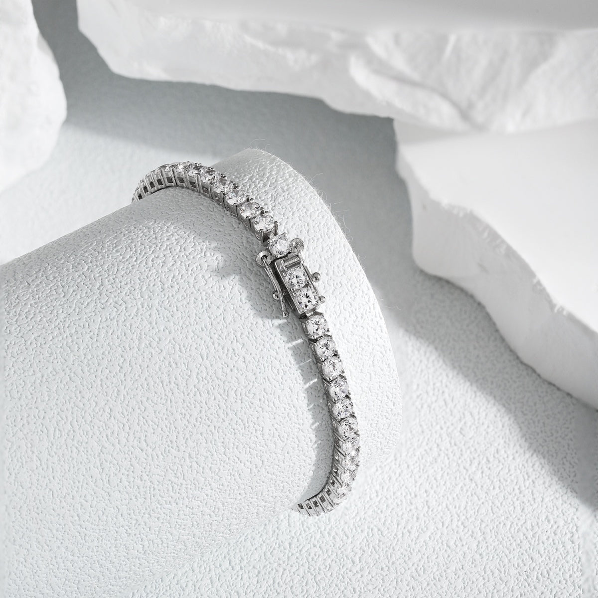 Angela Jewelry]Radiant Colorful Round Cut Party Bracelet