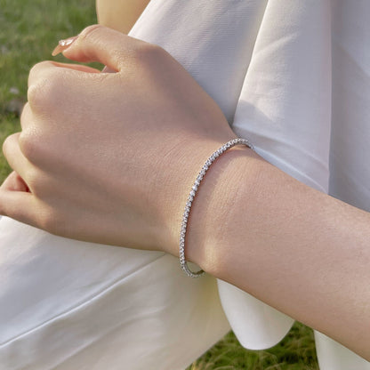 Angela Jewelry]Radiant Colorful Round Cut Party Bracelet