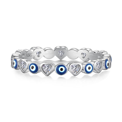 Angela Jewelry]Radiant Colorful Round Shape Daily Ring