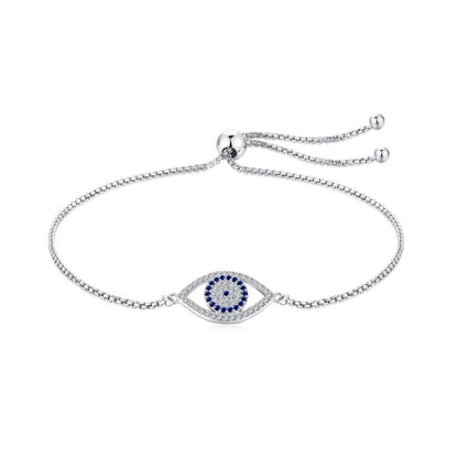 Angela Jewelry]Dazzling Eye Shape Necklace