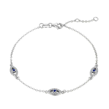 Angela Jewelry]Evil Eye Shape Pendent Necklace