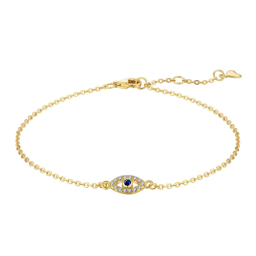 Angela Jewelry]Evil Eye Shape Necklace