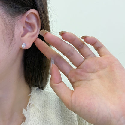 Angela Jewelry]Ornate Water Drop Shape Earrings