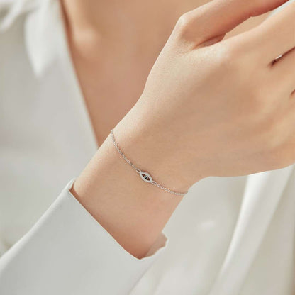 Angela Jewelry]Evil Eye Shape Necklace