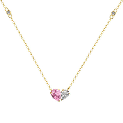 Angela Jewelry]Unique Heart Shape Necklace