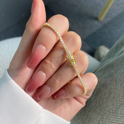 Angela Jewelry]Radiant Colorful Round Cut Party Bracelet