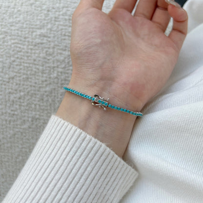 Angela Jewelry]Dazzling Exquisite Round Cut Daily Bracelet