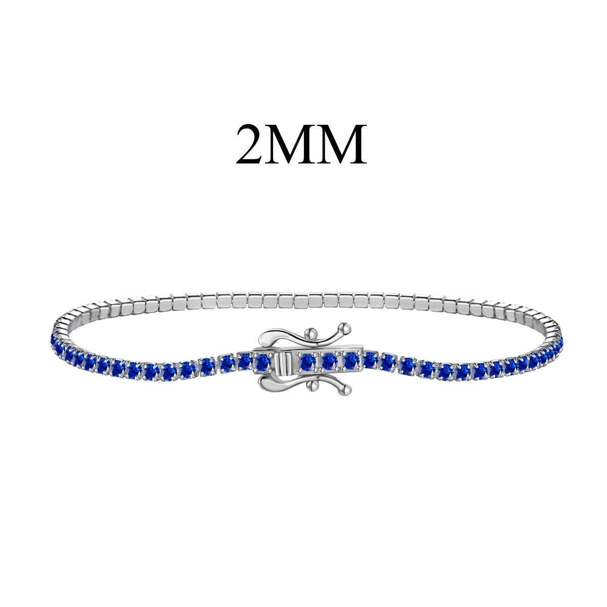 Angela Jewelry]Radiant Colorful Round Cut Party Bracelet