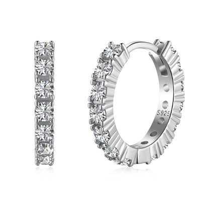 Angela Jewelry]Radiant Colorful Round Cut Earrings