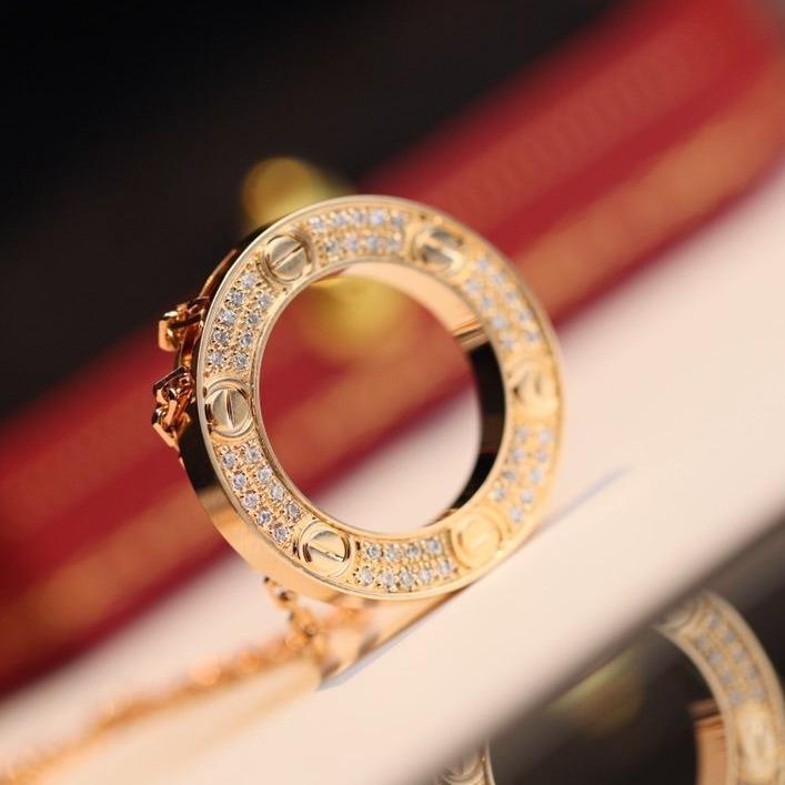 [Angela Jewellery]LOVE NECKLACE ADJUSTABLE ROSE GOLD