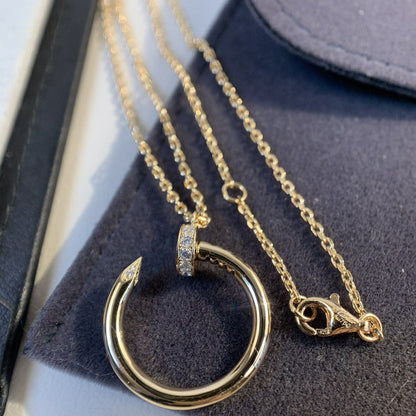 [Angela Jewellery]JUSTE NECKLACE PINK GOLD