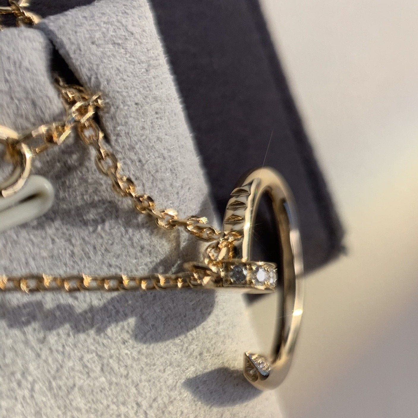 [Angela Jewellery]JUSTE NECKLACE PINK GOLD