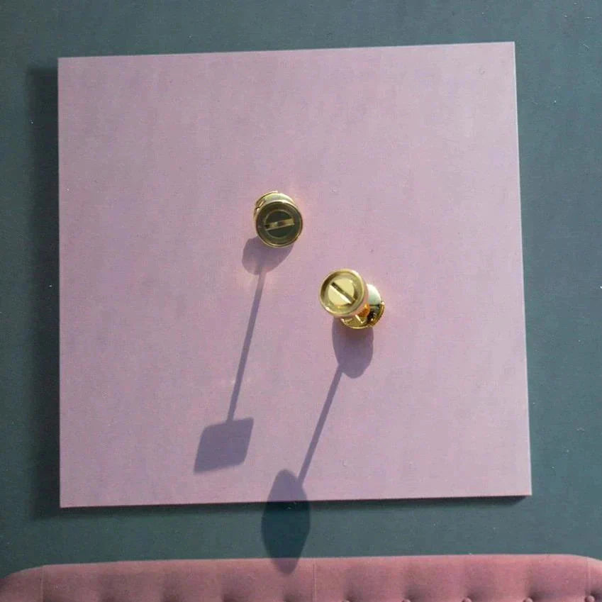 [Angela Jewellery]LOVE EARRINGS GOLD 10MM