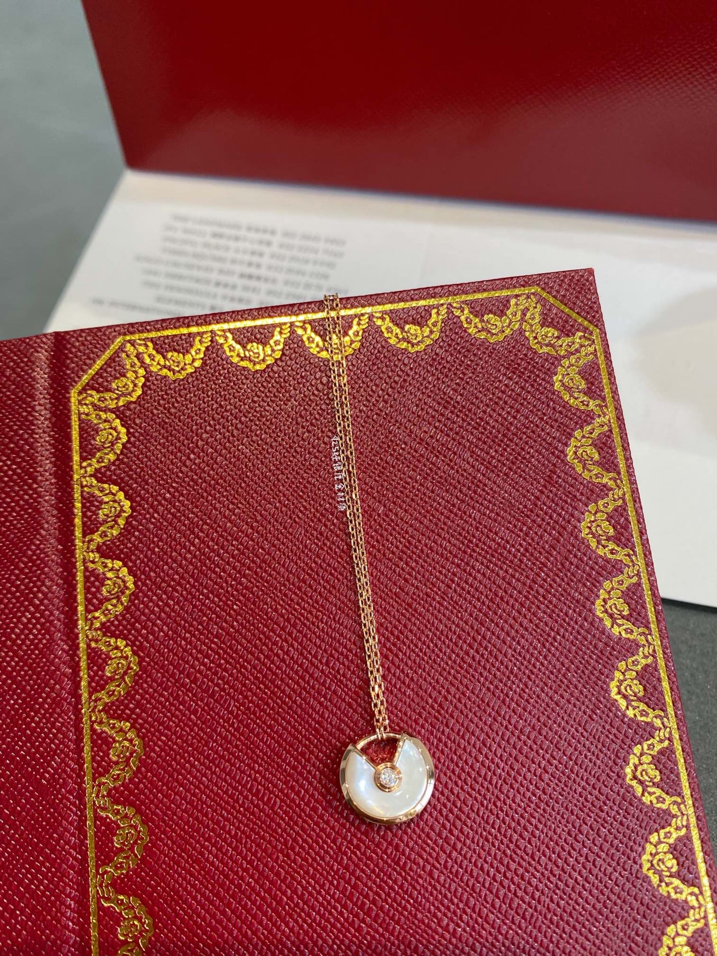 [Angela Jewellery]AMULETTE ROSE GOLD MOP NECKLACE