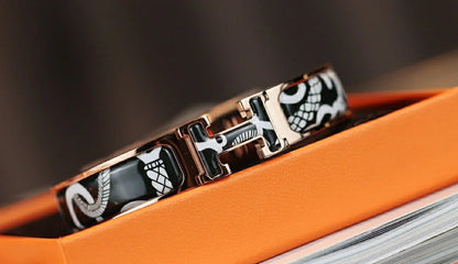 [Angela Jewellery]H TARTAN BRACELET 12MM