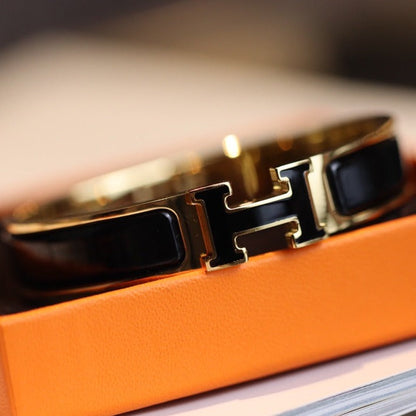 [Angela Jewellery]H BRACELET 12MM GOLD