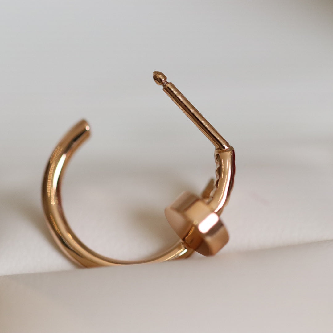 [Angela Jewellery]JUSTE EARRINGS PINK GOLD