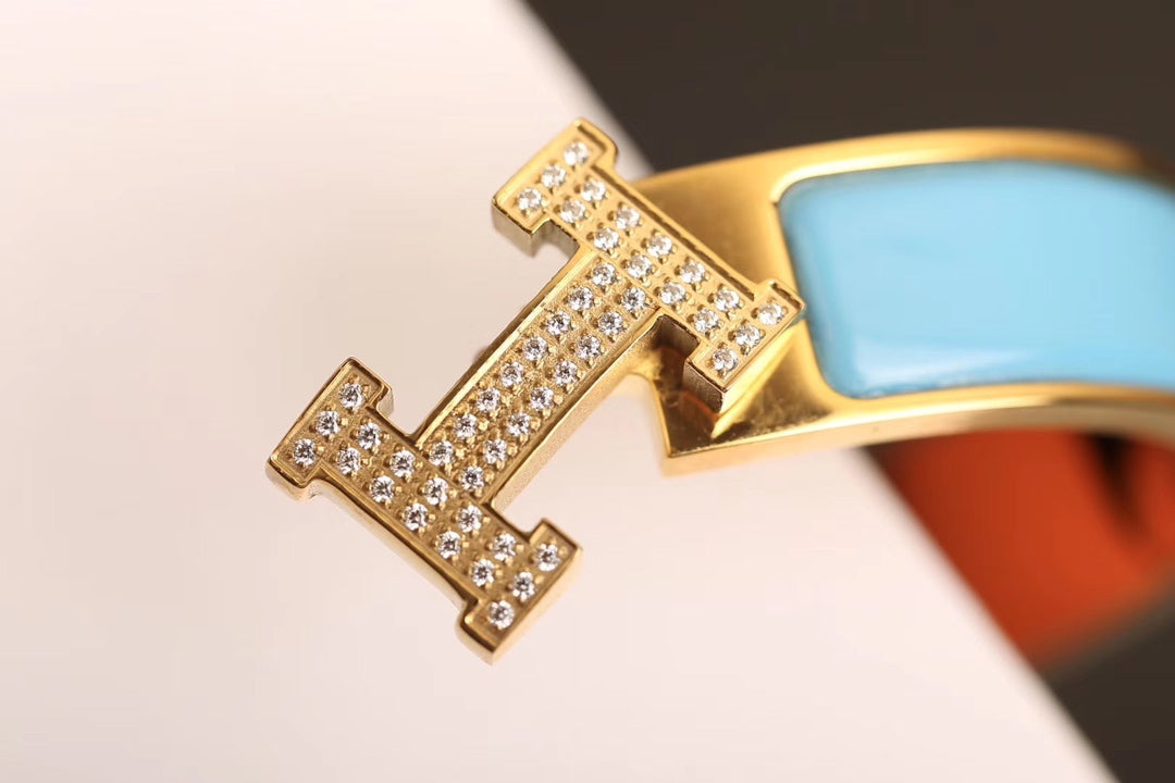 [Angela Jewellery]H CLOUD BLUE BRACELET GOLD DIAMOND