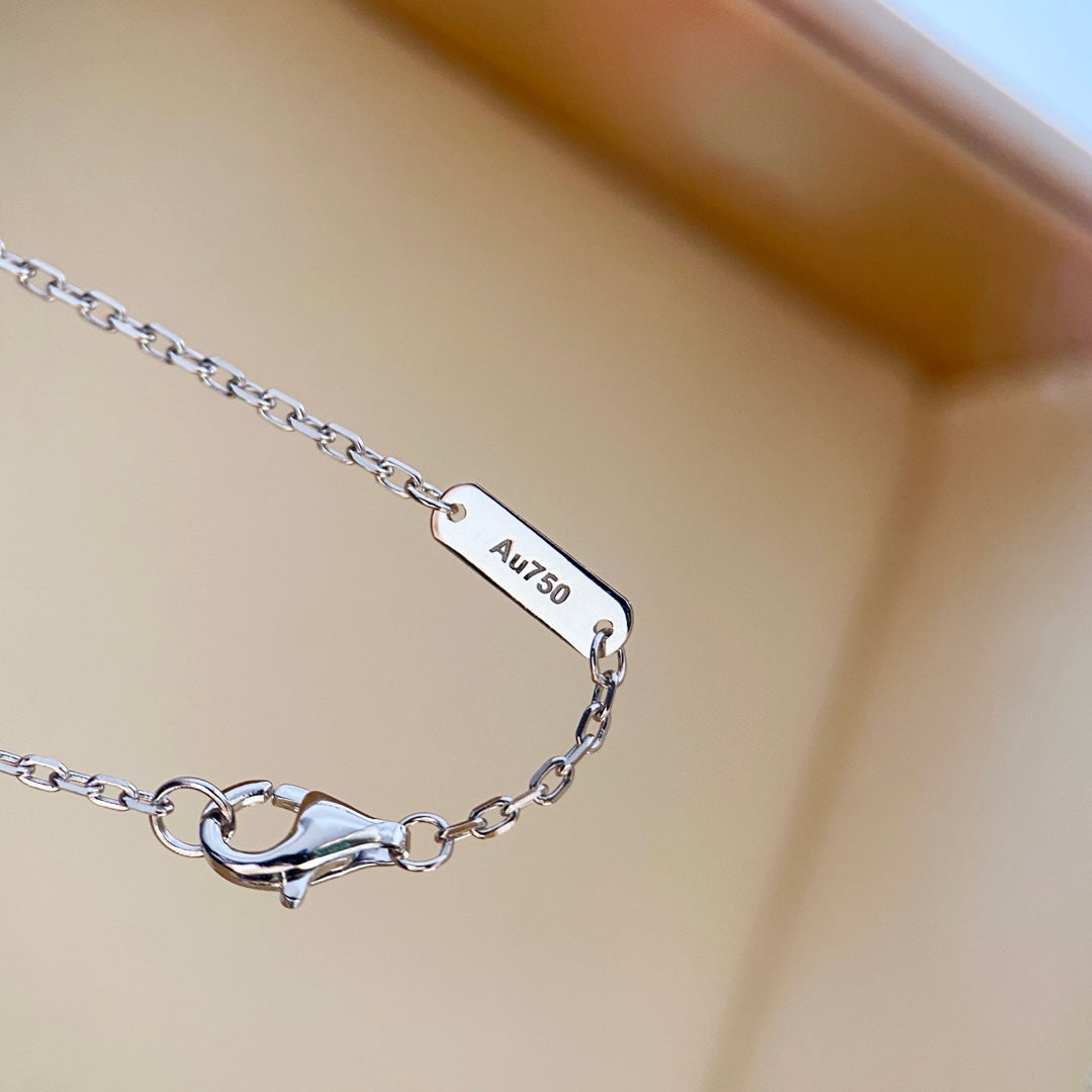 [Angela Jewellery]CLOVER DIAMOND NECKLACE SILVER